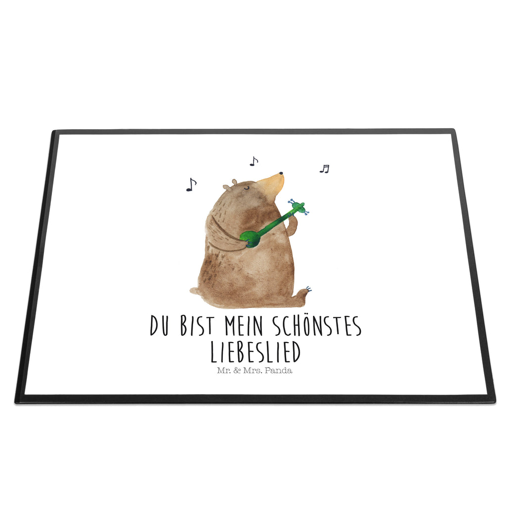 Schreibtischunterlage Bär Lied Schreibunterlage, Schreibtischauflage, Bürobedarf, Büroartikel, Schreibwaren, Schreibtisch Unterlagen, Schreibtischunterlage Groß, Bär, Teddy, Teddybär, Bärchen, Bear, Liebeslied, Lied, Song, Valentinstag, Valentine, Geschenk, Partner, Liebe, Freundin, Frau, Herz, Spruch