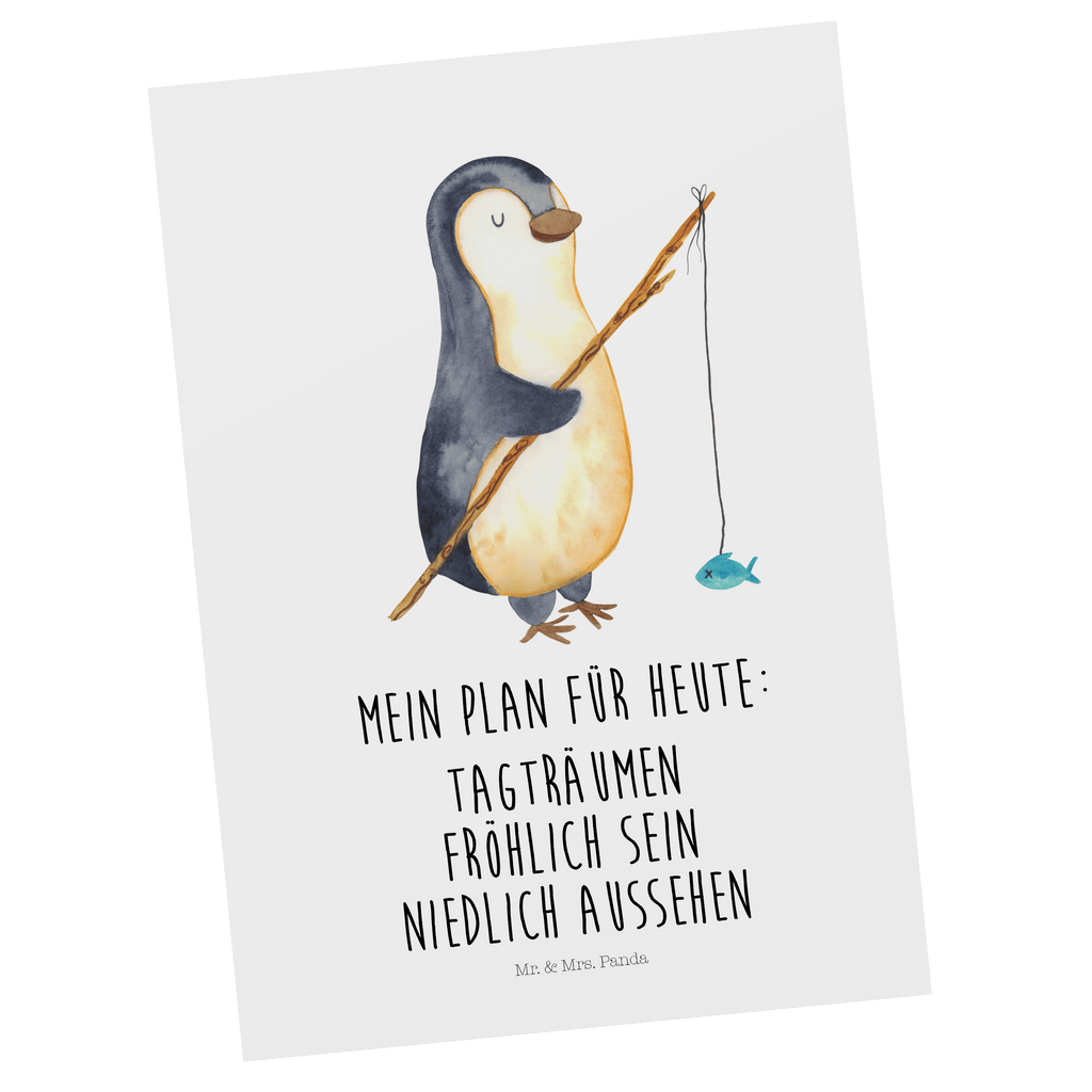 Postkarte Pinguin Angler Postkarte, Karte, Geschenkkarte, Grußkarte, Einladung, Ansichtskarte, Geburtstagskarte, Einladungskarte, Dankeskarte, Ansichtskarten, Einladung Geburtstag, Einladungskarten Geburtstag, Pinguin, Pinguine, Angeln, Angler, Tagträume, Hobby, Plan, Planer, Tagesplan, Neustart, Motivation, Geschenk, Freundinnen, Geschenkidee, Urlaub, Wochenende