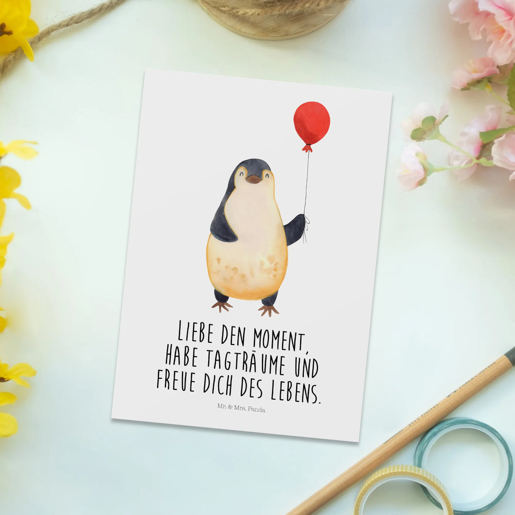 Postkarte Pinguin Luftballon Postkarte, Karte, Geschenkkarte, Grußkarte, Einladung, Ansichtskarte, Geburtstagskarte, Einladungskarte, Dankeskarte, Ansichtskarten, Einladung Geburtstag, Einladungskarten Geburtstag, Pinguin, Pinguine, Luftballon, Tagträume, Lebenslust, Geschenk Freundin, Geschenkidee, beste Freundin, Motivation, Neustart, neues Leben, Liebe, Glück