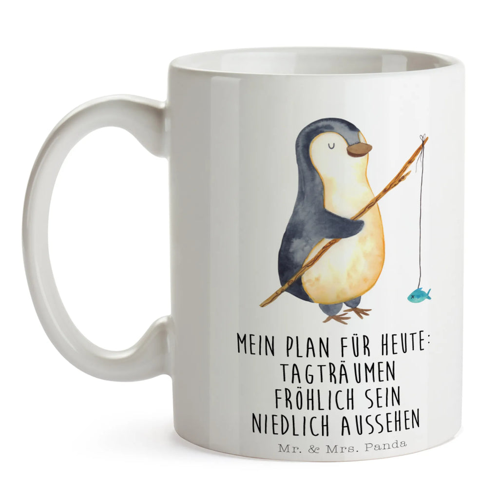 Tasse Pinguin Angler Tasse, Kaffeetasse, Teetasse, Becher, Kaffeebecher, Teebecher, Keramiktasse, Porzellantasse, Büro Tasse, Geschenk Tasse, Tasse Sprüche, Tasse Motive, Kaffeetassen, Tasse bedrucken, Designer Tasse, Cappuccino Tassen, Schöne Teetassen, Pinguin, Pinguine, Angeln, Angler, Tagträume, Hobby, Plan, Planer, Tagesplan, Neustart, Motivation, Geschenk, Freundinnen, Geschenkidee, Urlaub, Wochenende