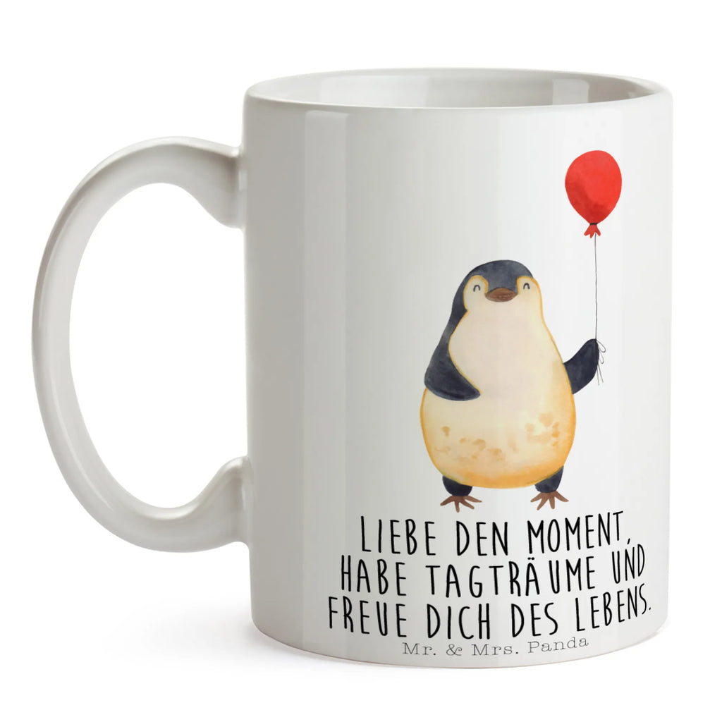 Tasse Pinguin Luftballon Tasse, Kaffeetasse, Teetasse, Becher, Kaffeebecher, Teebecher, Keramiktasse, Porzellantasse, Büro Tasse, Geschenk Tasse, Tasse Sprüche, Tasse Motive, Kaffeetassen, Tasse bedrucken, Designer Tasse, Cappuccino Tassen, Schöne Teetassen, Pinguin, Pinguine, Luftballon, Tagträume, Lebenslust, Geschenk Freundin, Geschenkidee, beste Freundin, Motivation, Neustart, neues Leben, Liebe, Glück