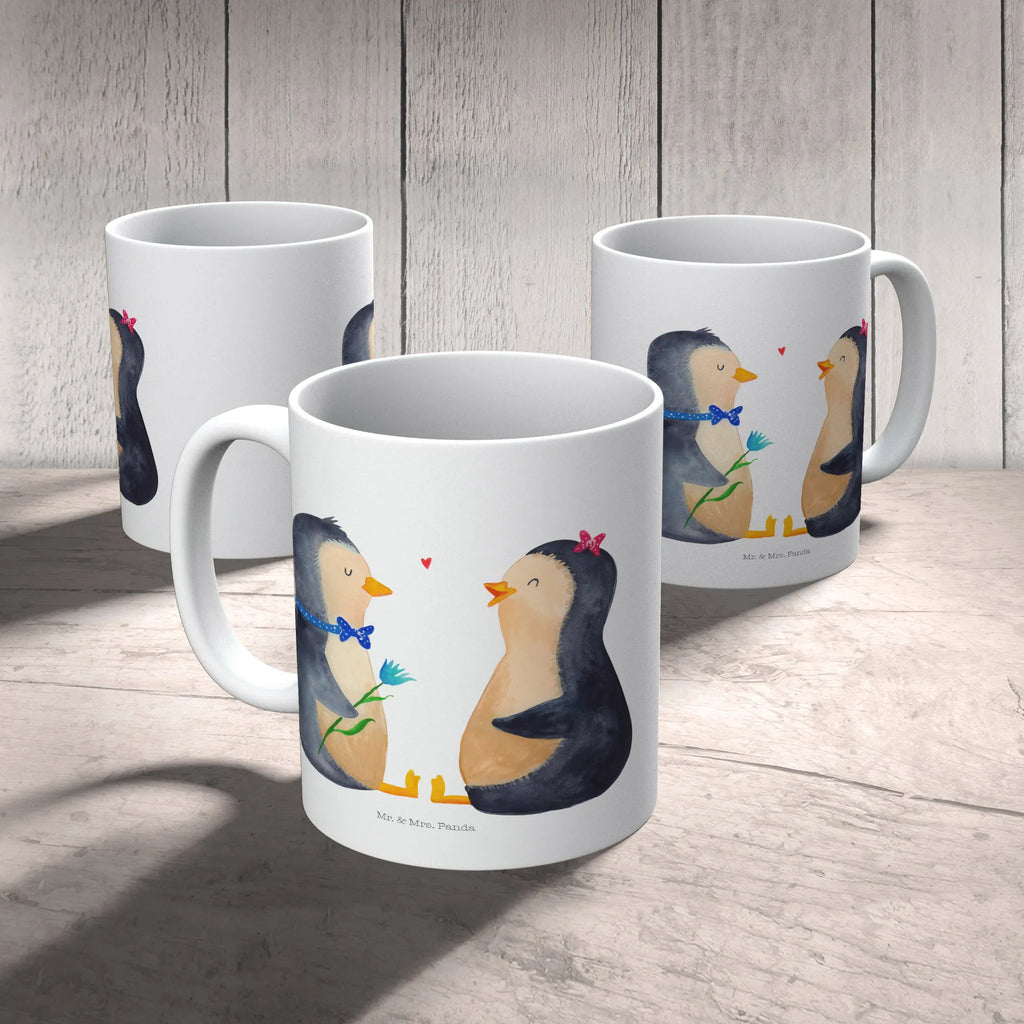 Tasse Pinguin Pärchen Tasse, Kaffeetasse, Teetasse, Becher, Kaffeebecher, Teebecher, Keramiktasse, Porzellantasse, Büro Tasse, Geschenk Tasse, Tasse Sprüche, Tasse Motive, Kaffeetassen, Tasse bedrucken, Designer Tasse, Cappuccino Tassen, Schöne Teetassen, Pinguin, Pinguine, Liebe, Liebespaar, Liebesbeweis, Liebesgeschenk, Verlobung, Jahrestag, Hochzeitstag, Hochzeit, Hochzeitsgeschenk, große Liebe, Traumpaar