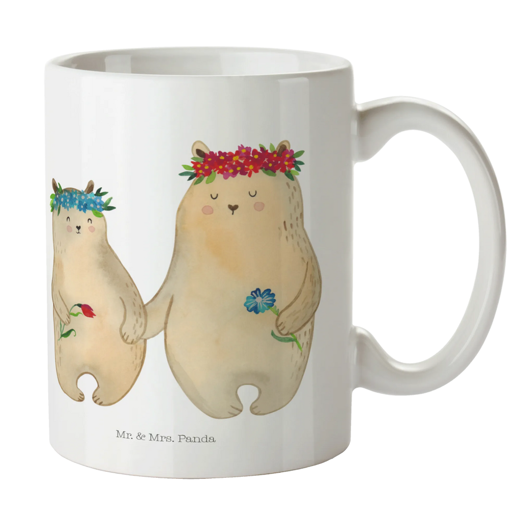 Tasse Bären mit Blumenkranz Tasse, Kaffeetasse, Teetasse, Becher, Kaffeebecher, Teebecher, Keramiktasse, Porzellantasse, Büro Tasse, Geschenk Tasse, Tasse Sprüche, Tasse Motive, Kaffeetassen, Tasse bedrucken, Designer Tasse, Cappuccino Tassen, Schöne Teetassen, Familie, Vatertag, Muttertag, Bruder, Schwester, Mama, Papa, Oma, Opa, Bär, Bären, Mutter, Mutti, Mami, Lieblingsmensch, Lieblingsmama, beste Mutter, weltbeste Mama, Geschenk Mama. Muttertag, Tochter, Kind, Kinder, Töchter, Family, Vorbild