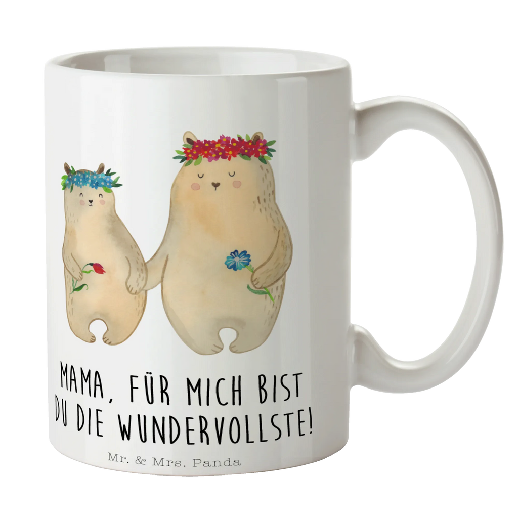 Tasse Bären mit Blumenkranz Tasse, Kaffeetasse, Teetasse, Becher, Kaffeebecher, Teebecher, Keramiktasse, Porzellantasse, Büro Tasse, Geschenk Tasse, Tasse Sprüche, Tasse Motive, Kaffeetassen, Tasse bedrucken, Designer Tasse, Cappuccino Tassen, Schöne Teetassen, Familie, Vatertag, Muttertag, Bruder, Schwester, Mama, Papa, Oma, Opa, Bär, Bären, Mutter, Mutti, Mami, Lieblingsmensch, Lieblingsmama, beste Mutter, weltbeste Mama, Geschenk Mama. Muttertag, Tochter, Kind, Kinder, Töchter, Family, Vorbild