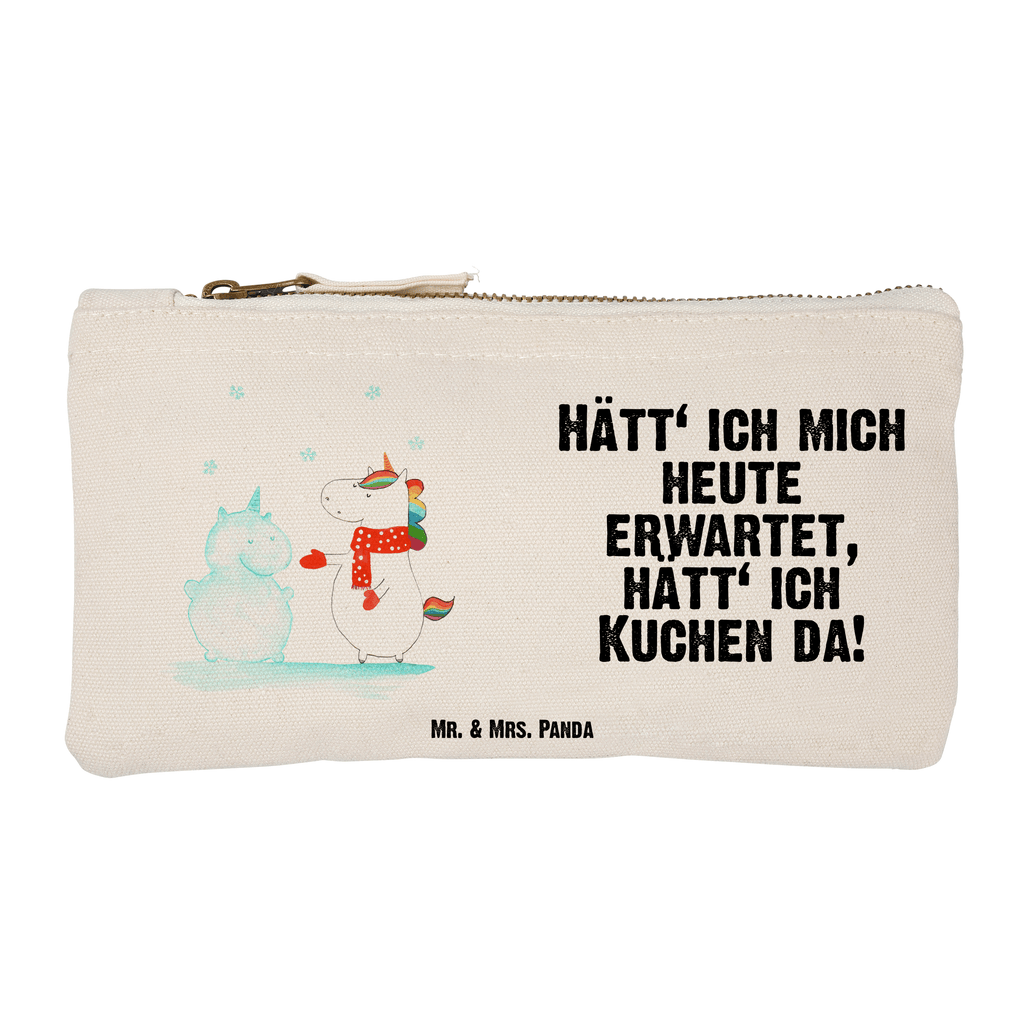 Schminktasche Einhorn Schneemann Schminktasche, Kosmetiktasche, Kosmetikbeutel, Stiftemäppchen, Etui, Federmappe, Makeup, XXL, Schminketui, Kosmetiketui, Schlamperetui, Einhorn, Einhörner, Einhorn Deko, Pegasus, Unicorn, Schneemann, Winter, Schnee, Kuchen, Weihnachten, kalt, Mütze, Handschuhe, X-Mas