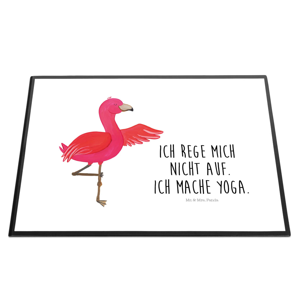 Schreibtischunterlage Flamingo Yoga Schreibunterlage, Schreibtischauflage, Bürobedarf, Büroartikel, Schreibwaren, Schreibtisch Unterlagen, Schreibtischunterlage Groß, Flamingo, Vogel, Yoga, Namaste, Achtsamkeit, Yoga-Übung, Entspannung, Ärger, Aufregen, Tiefenentspannung