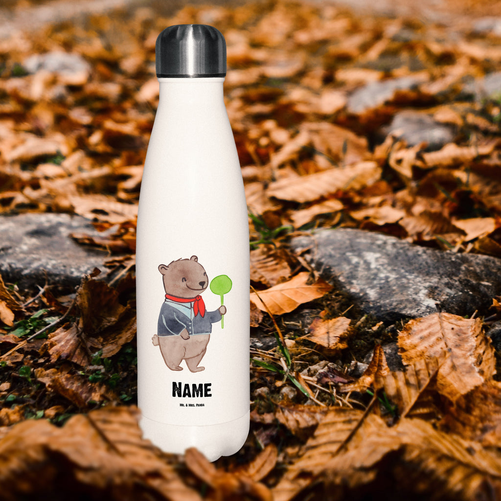 Personalisierte Thermosflasche Schaffnerin mit Herz Personalisierte Isolierflasche, Personalisierte Thermoflasche, Personalisierte Trinkflasche, Trinkflasche Mit Namen, Wunschname, Bedrucken, Namensflasche, Beruf, Ausbildung, Jubiläum, Abschied, Rente, Kollege, Kollegin, Geschenk, Schenken, Arbeitskollege, Mitarbeiter, Firma, Danke, Dankeschön