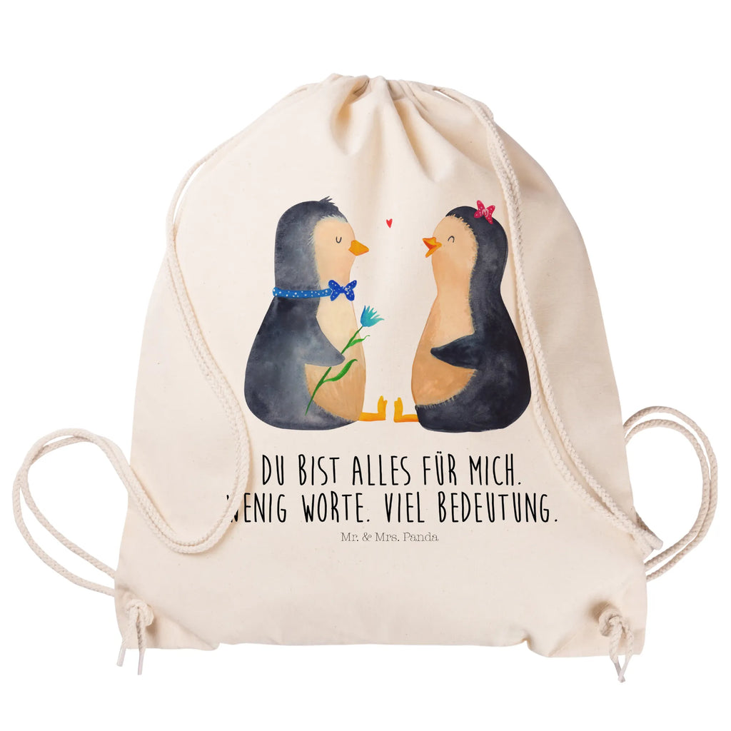 Sportbeutel Pinguin Pärchen Sportbeutel, Turnbeutel, Beutel, Sporttasche, Tasche, Stoffbeutel, Sportbeutel Kinder, Gymsack, Beutel Rucksack, Kleine Sporttasche, Sportzubehör, Turnbeutel Baumwolle, Pinguin, Pinguine, Liebe, Liebespaar, Liebesbeweis, Liebesgeschenk, Verlobung, Jahrestag, Hochzeitstag, Hochzeit, Hochzeitsgeschenk, große Liebe, Traumpaar