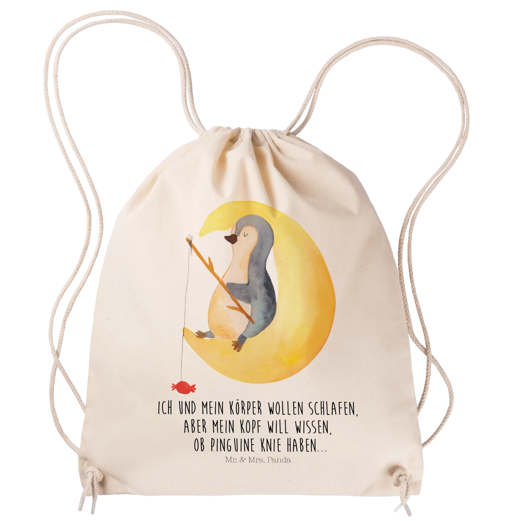 Sportbeutel Pinguin Mond Sportbeutel, Turnbeutel, Beutel, Sporttasche, Tasche, Stoffbeutel, Sportbeutel Kinder, Gymsack, Beutel Rucksack, Kleine Sporttasche, Sportzubehör, Turnbeutel Baumwolle, Pinguin, Pinguine, Spruch, schlafen, Nachtruhe, Einschlafen, Schlafzimmer, Schlafstörungen, Gästezimmer