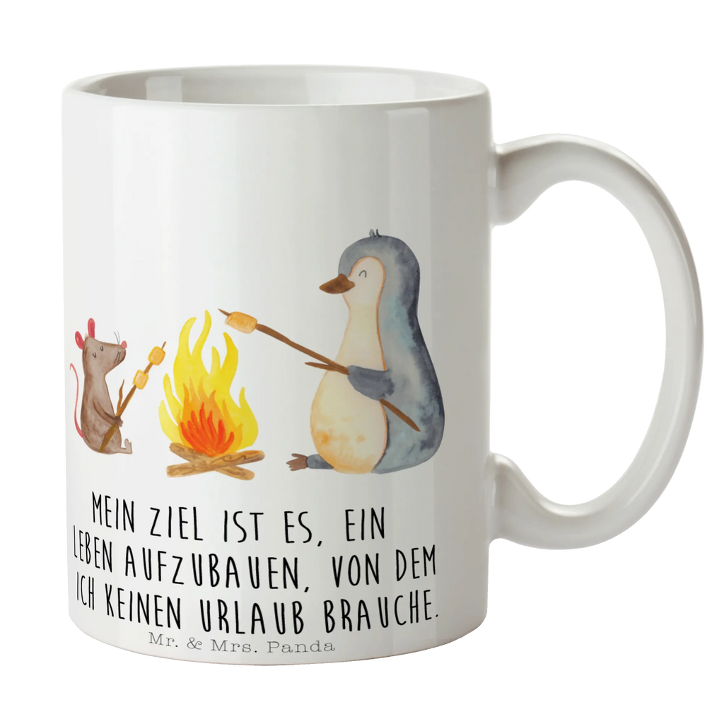 Tasse Pinguin Lagerfeuer Tasse, Kaffeetasse, Teetasse, Becher, Kaffeebecher, Teebecher, Keramiktasse, Porzellantasse, Büro Tasse, Geschenk Tasse, Tasse Sprüche, Tasse Motive, Kaffeetassen, Tasse bedrucken, Designer Tasse, Cappuccino Tassen, Schöne Teetassen, Pinguin, Maus, Pinguine, Lagerfeuer, Leben, Arbeit, Job, Motivation, Büro, Büroalltag, Lebensspruch, Lebensmotivation, Neustart, Liebe, grillen, Feuer, Marshmallows