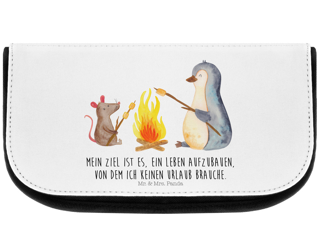 Kosmetiktasche Pinguin Lagerfeuer Kosmetikbeutel, Kulturtasche, Kulturbeutel, Schminktasche, Make-Up Tasche, Kosmetiktasche, Beauty Bag, Kosmetiktasche Damen, Make Up Tasche, Kosmetik Tasche, Kosmetiktasche Klein, Kleine Kosmetiktasche, Schminktasche Klein, Kosmetiktasche Mit Fächern, Schminktäschen, Schminke Tasche, Kosmetiktaschen Damen, Beauty Case, Schmink Täschchen, Pinguin, Maus, Pinguine, Lagerfeuer, Leben, Arbeit, Job, Motivation, Büro, Büroalltag, Lebensspruch, Lebensmotivation, Neustart, Liebe, grillen, Feuer, Marshmallows