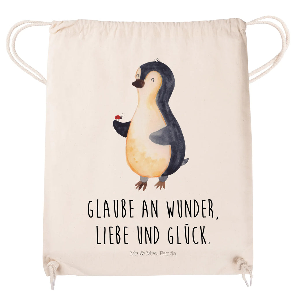 Sportbeutel Pinguin Marienkäfer Sportbeutel, Turnbeutel, Beutel, Sporttasche, Tasche, Stoffbeutel, Sportbeutel Kinder, Gymsack, Beutel Rucksack, Kleine Sporttasche, Sportzubehör, Turnbeutel Baumwolle, Pinguin, Pinguine, Marienkäfer, Liebe, Wunder, Glück, Freude, Lebensfreude