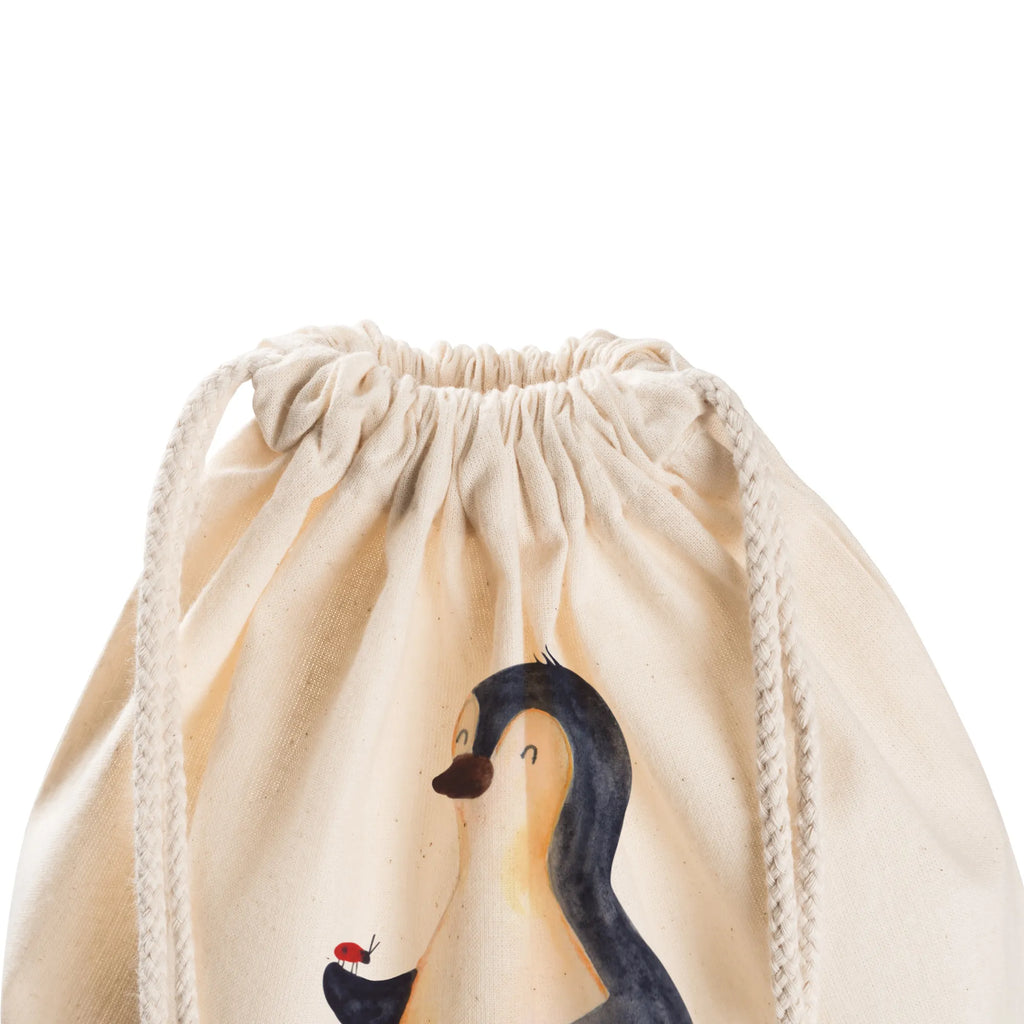 Sportbeutel Pinguin Marienkäfer Sportbeutel, Turnbeutel, Beutel, Sporttasche, Tasche, Stoffbeutel, Sportbeutel Kinder, Gymsack, Beutel Rucksack, Kleine Sporttasche, Sportzubehör, Turnbeutel Baumwolle, Pinguin, Pinguine, Marienkäfer, Liebe, Wunder, Glück, Freude, Lebensfreude