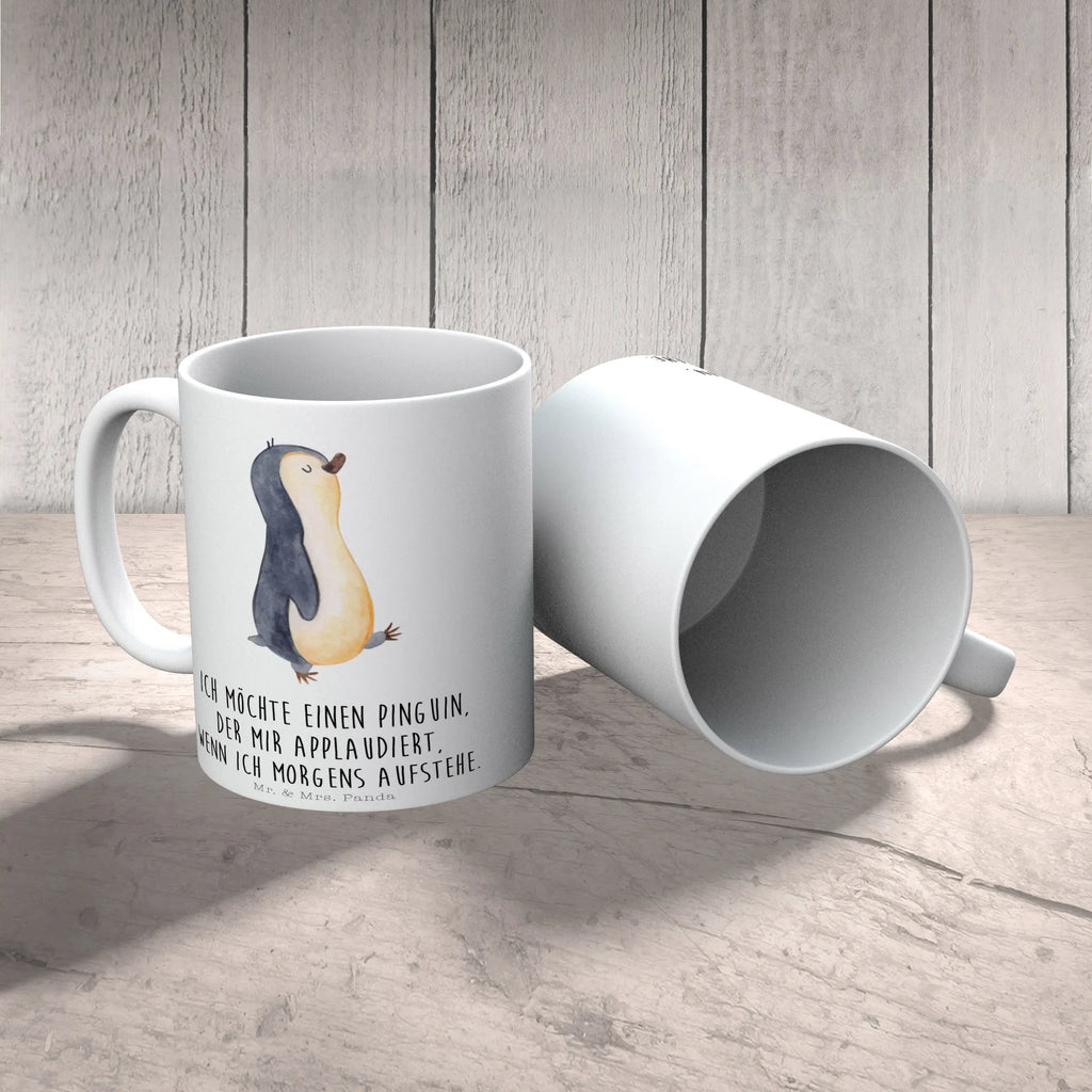 Tasse Pinguin marschieren Tasse, Kaffeetasse, Teetasse, Becher, Kaffeebecher, Teebecher, Keramiktasse, Porzellantasse, Büro Tasse, Geschenk Tasse, Tasse Sprüche, Tasse Motive, Kaffeetassen, Tasse bedrucken, Designer Tasse, Cappuccino Tassen, Schöne Teetassen, Pinguin, Pinguine, Frühaufsteher, Langschläfer, Bruder, Schwester, Familie