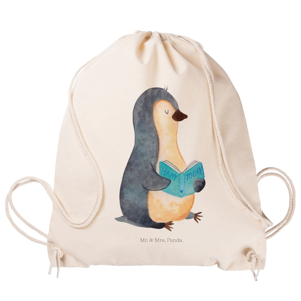 Sportbeutel Pinguin Buch Sportbeutel, Turnbeutel, Beutel, Sporttasche, Tasche, Stoffbeutel, Sportbeutel Kinder, Gymsack, Beutel Rucksack, Kleine Sporttasche, Sportzubehör, Turnbeutel Baumwolle, Pinguin, Pinguine, Buch, Lesen, Bücherwurm, Nichtstun, Faulenzen, Ferien, Urlaub, Freizeit