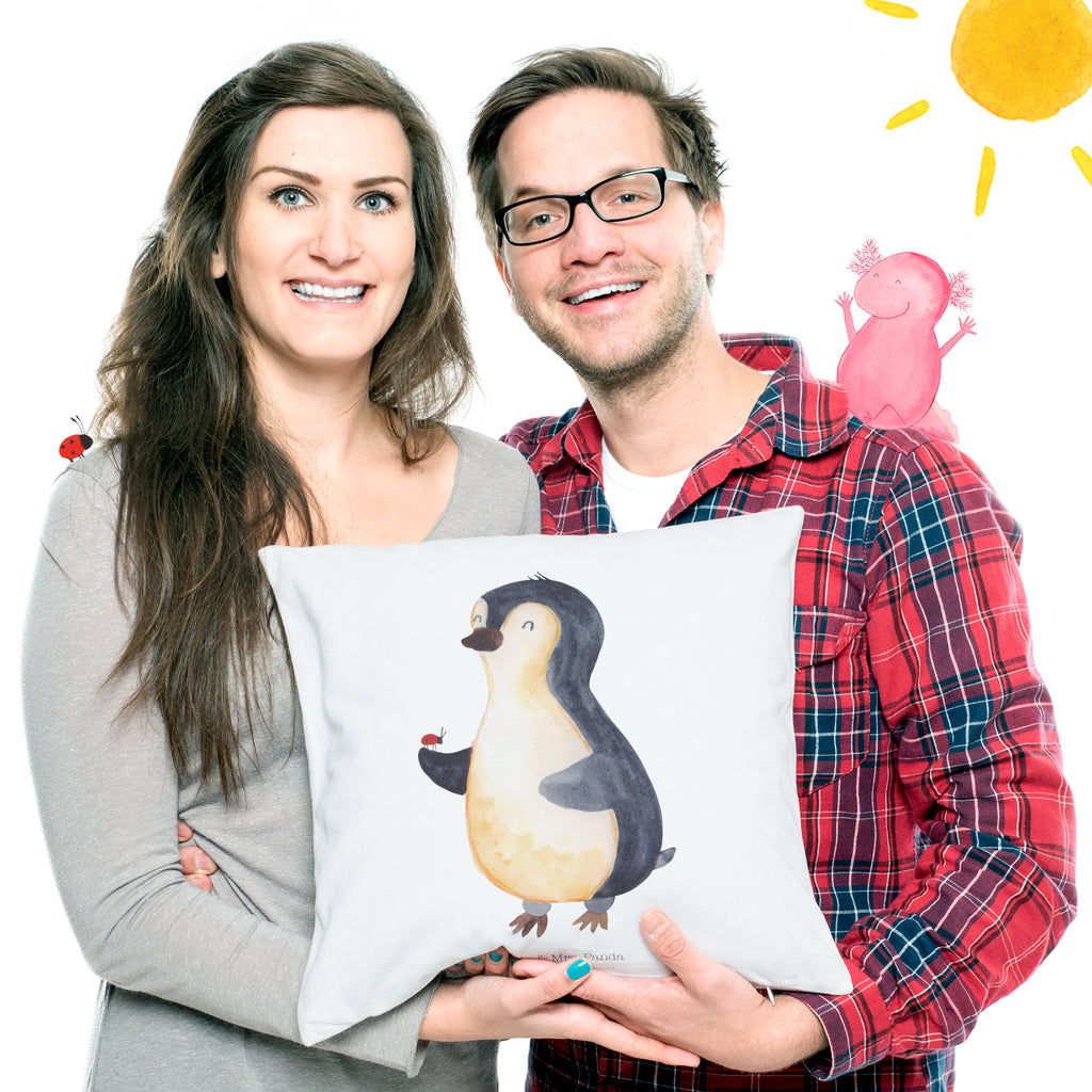 40x40 Kissen Pinguin Marienkäfer Kissenhülle, Kopfkissen, Sofakissen, Dekokissen, Motivkissen, sofakissen, sitzkissen, Kissen, Kissenbezüge, Kissenbezug 40x40, Kissen 40x40, Kissenhülle 40x40, Zierkissen, Couchkissen, Dekokissen Sofa, Sofakissen 40x40, Dekokissen 40x40, Kopfkissen 40x40, Kissen 40x40 Waschbar, Pinguin, Pinguine, Marienkäfer, Liebe, Wunder, Glück, Freude, Lebensfreude