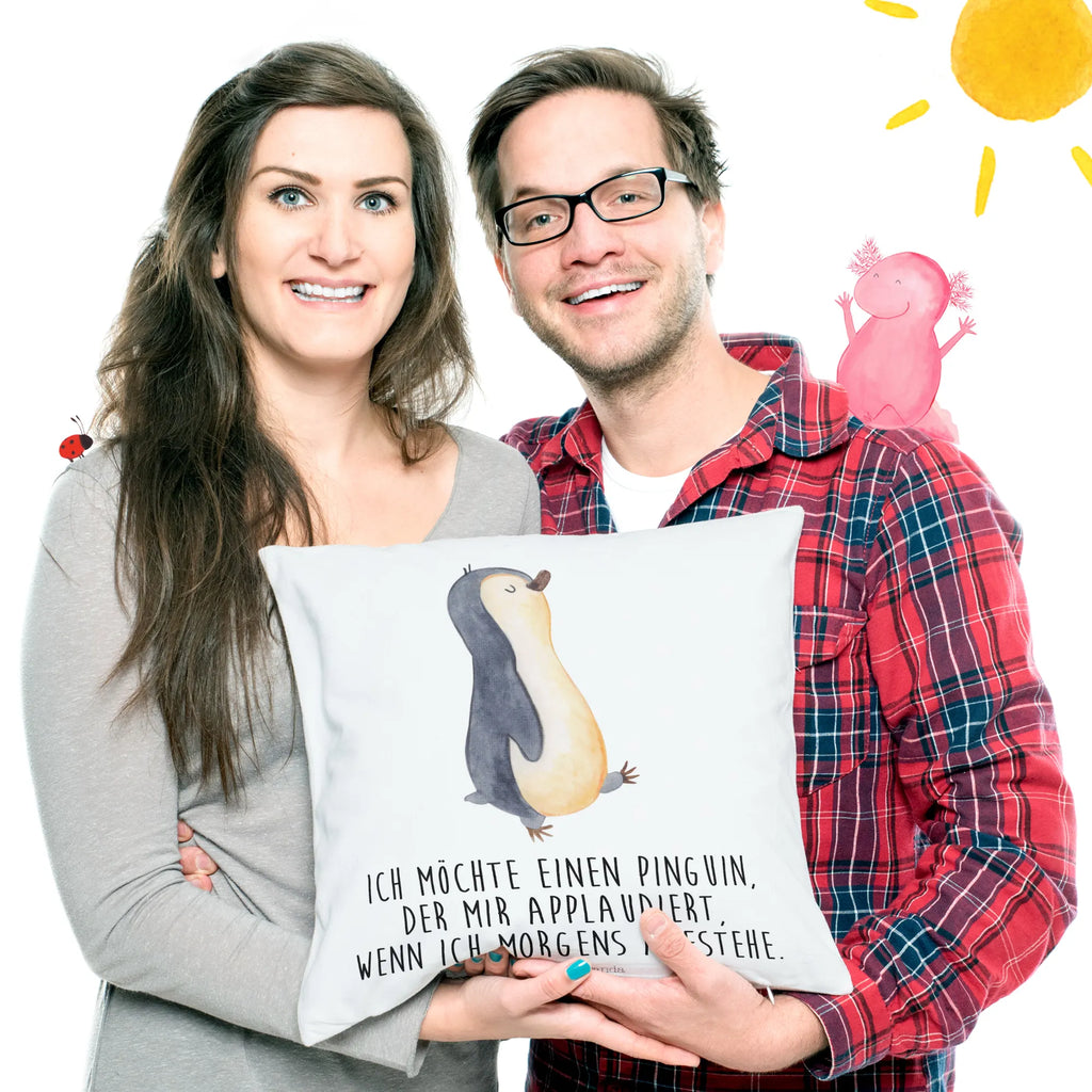 40x40 Kissen Pinguin marschieren Kissenhülle, Kopfkissen, Sofakissen, Dekokissen, Motivkissen, sofakissen, sitzkissen, Kissen, Kissenbezüge, Kissenbezug 40x40, Kissen 40x40, Kissenhülle 40x40, Zierkissen, Couchkissen, Dekokissen Sofa, Sofakissen 40x40, Dekokissen 40x40, Kopfkissen 40x40, Kissen 40x40 Waschbar, Pinguin, Pinguine, Frühaufsteher, Langschläfer, Bruder, Schwester, Familie