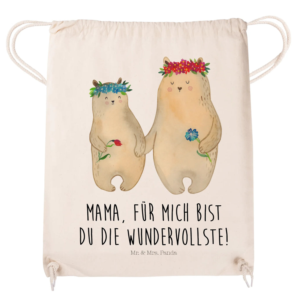 Sportbeutel Bären mit Blumenkranz Sportbeutel, Turnbeutel, Beutel, Sporttasche, Tasche, Stoffbeutel, Sportbeutel Kinder, Gymsack, Beutel Rucksack, Kleine Sporttasche, Sportzubehör, Turnbeutel Baumwolle, Familie, Vatertag, Muttertag, Bruder, Schwester, Mama, Papa, Oma, Opa, Bär, Bären, Mutter, Mutti, Mami, Lieblingsmensch, Lieblingsmama, beste Mutter, weltbeste Mama, Geschenk Mama. Muttertag, Tochter, Kind, Kinder, Töchter, Family, Vorbild