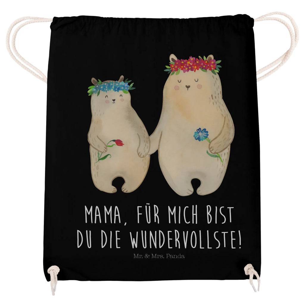 Sportbeutel Bären mit Blumenkranz Sportbeutel, Turnbeutel, Beutel, Sporttasche, Tasche, Stoffbeutel, Sportbeutel Kinder, Gymsack, Beutel Rucksack, Kleine Sporttasche, Sportzubehör, Turnbeutel Baumwolle, Familie, Vatertag, Muttertag, Bruder, Schwester, Mama, Papa, Oma, Opa, Bär, Bären, Mutter, Mutti, Mami, Lieblingsmensch, Lieblingsmama, beste Mutter, weltbeste Mama, Geschenk Mama. Muttertag, Tochter, Kind, Kinder, Töchter, Family, Vorbild