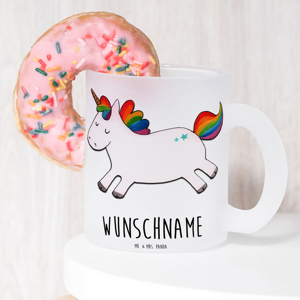 Personalisierte Teetasse Einhorn Happy Personalisierte Teetasse, Personalisiertes Teeglas, Personalisierter Teebecher, Personalisierte Glas Teetasse, Personalisierte Teetasse aus Glas, Teetasse mit Namen, Teeglas mit Namen, Teebecher mit Namen, Glas Teetasse mit Namen, Teetasse aus Glas mit Namen, Teetasse Wunschname, Teetasse selbst gestalten., Einhorn, Einhörner, Einhorn Deko, Pegasus, Unicorn, glücklich, fröhlich, Spaß, Freude, Lebensfreude, witzig, spannend, Lächeln, Lachen