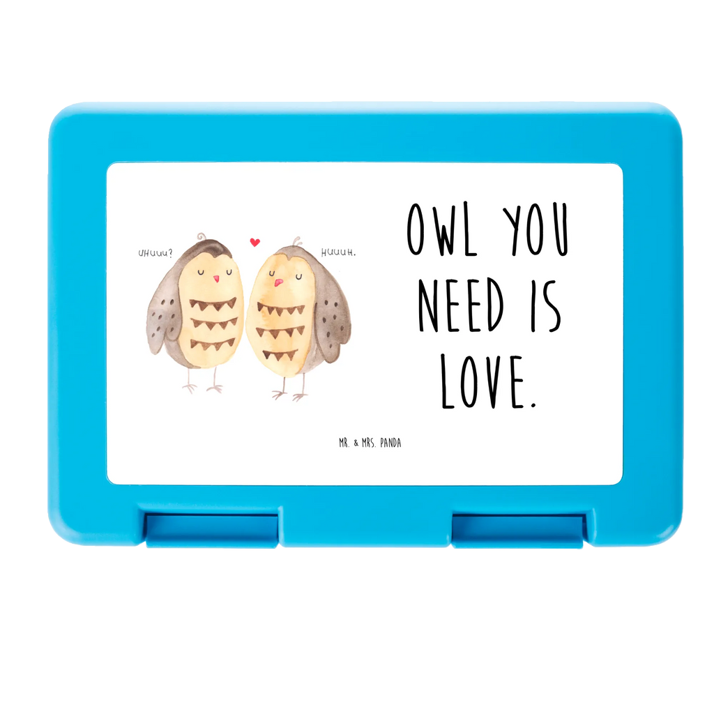 Brotdose Eulen Liebe Brotbox, Snackbox, Lunch box, Butterbrotdose, Brotzeitbox, Eule, Eule Deko, Liebe, Hochzeit Spruch, Owl, All you need is love, Liebe Spruch, Freundin Geschenk, Freund, Wortspiel lustig