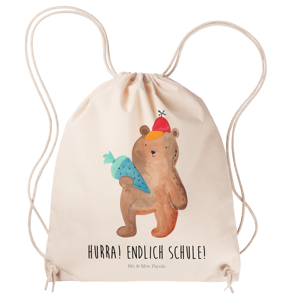 Sportbeutel Bär Schultüte Sportbeutel, Turnbeutel, Beutel, Sporttasche, Tasche, Stoffbeutel, Sportbeutel Kinder, Gymsack, Beutel Rucksack, Kleine Sporttasche, Sportzubehör, Turnbeutel Baumwolle, Bär, Teddy, Teddybär, Bär Motiv, Schultüte, Erster Schultag Geschenk, Einschulung Geschenk, Schule Geschenk, Grundschule, Schulanfang, Schulbeginn