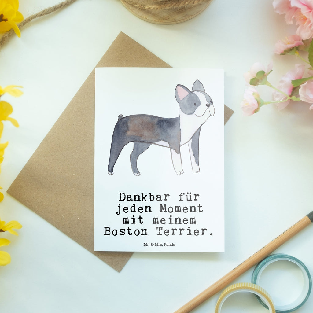 Grußkarte Boston Terrier Moment Grußkarte, Klappkarte, Einladungskarte, Glückwunschkarte, Hochzeitskarte, Geburtstagskarte, Karte, Ansichtskarten, Hund, Hunderasse, Rassehund, Hundebesitzer, Geschenk, Tierfreund, Schenken, Welpe, Boston Terrier