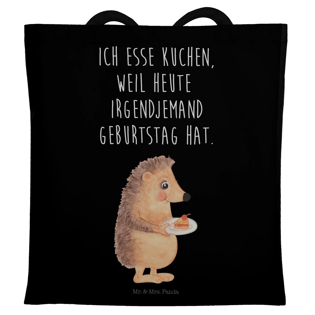 Tragetasche Igel mit Kuchenstück Beuteltasche, Beutel, Einkaufstasche, Jutebeutel, Stoffbeutel, Tasche, Shopper, Umhängetasche, Strandtasche, Schultertasche, Stofftasche, Tragetasche, Badetasche, Jutetasche, Einkaufstüte, Laptoptasche, Tiermotive, Gute Laune, lustige Sprüche, Tiere, Igel, Essen Spruch, Kuchen, Backen Geschenk, Kuchen backen, Einladung Party, Geburtstagskuchen, Torte