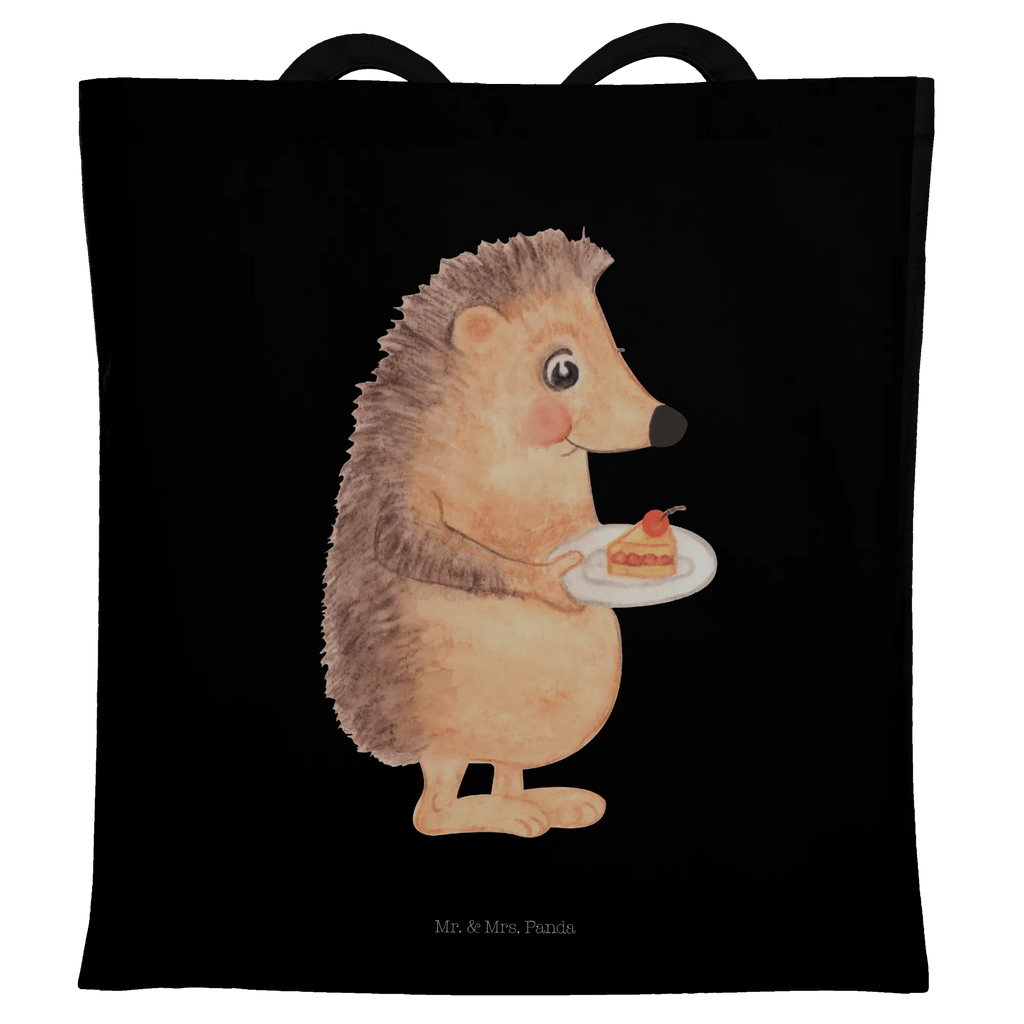 Tragetasche Igel mit Kuchenstück Beuteltasche, Beutel, Einkaufstasche, Jutebeutel, Stoffbeutel, Tasche, Shopper, Umhängetasche, Strandtasche, Schultertasche, Stofftasche, Tragetasche, Badetasche, Jutetasche, Einkaufstüte, Laptoptasche, Tiermotive, Gute Laune, lustige Sprüche, Tiere, Igel, Essen Spruch, Kuchen, Backen Geschenk, Kuchen backen, Einladung Party, Geburtstagskuchen, Torte