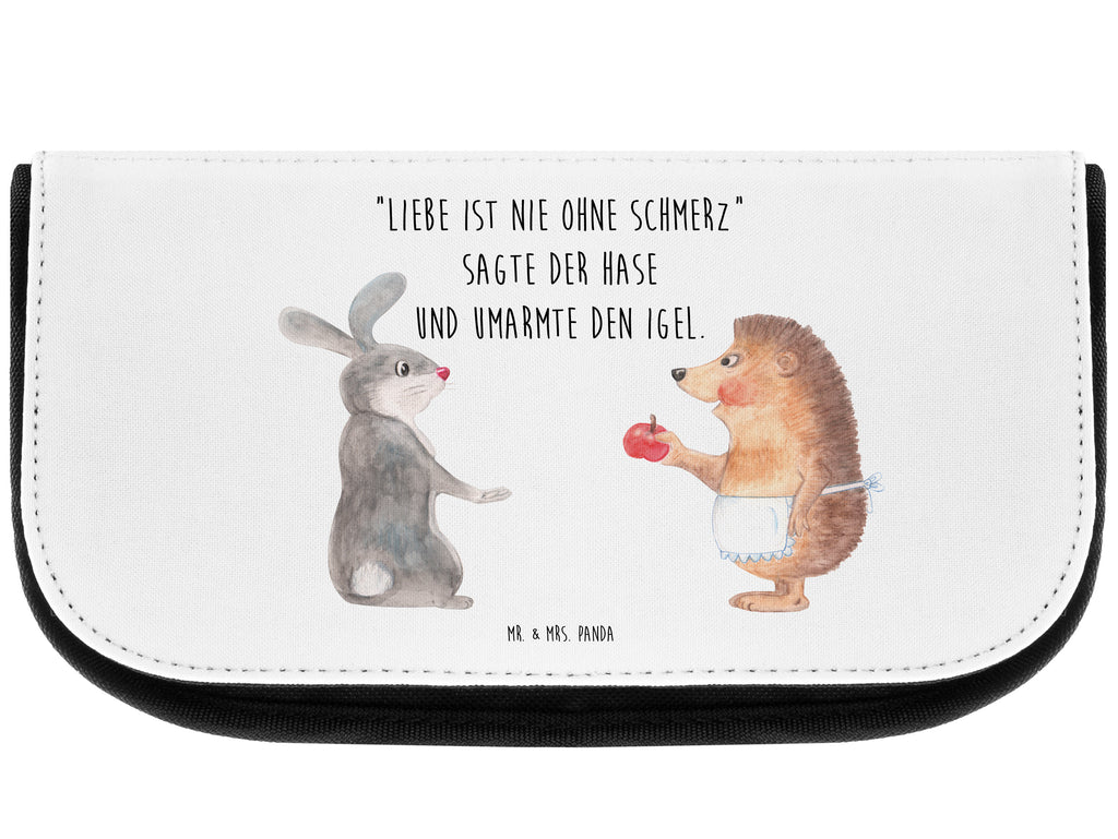 Kosmetiktasche Hase Igel Kosmetikbeutel, Kulturtasche, Kulturbeutel, Schminktasche, Make-Up Tasche, Kosmetiktasche, Beauty Bag, Kosmetiktasche Damen, Make Up Tasche, Kosmetik Tasche, Kosmetiktasche Klein, Kleine Kosmetiktasche, Schminktasche Klein, Kosmetiktasche Mit Fächern, Schminktäschen, Schminke Tasche, Kosmetiktaschen Damen, Beauty Case, Schmink Täschchen, Tiermotive, Gute Laune, lustige Sprüche, Tiere, Igel und Hase, Igel, Hase, Liebe Spruch, Liebeskummer Geschenk, Herzschmerz, Trösten, Trennungsschmerz, Spruch romantisch