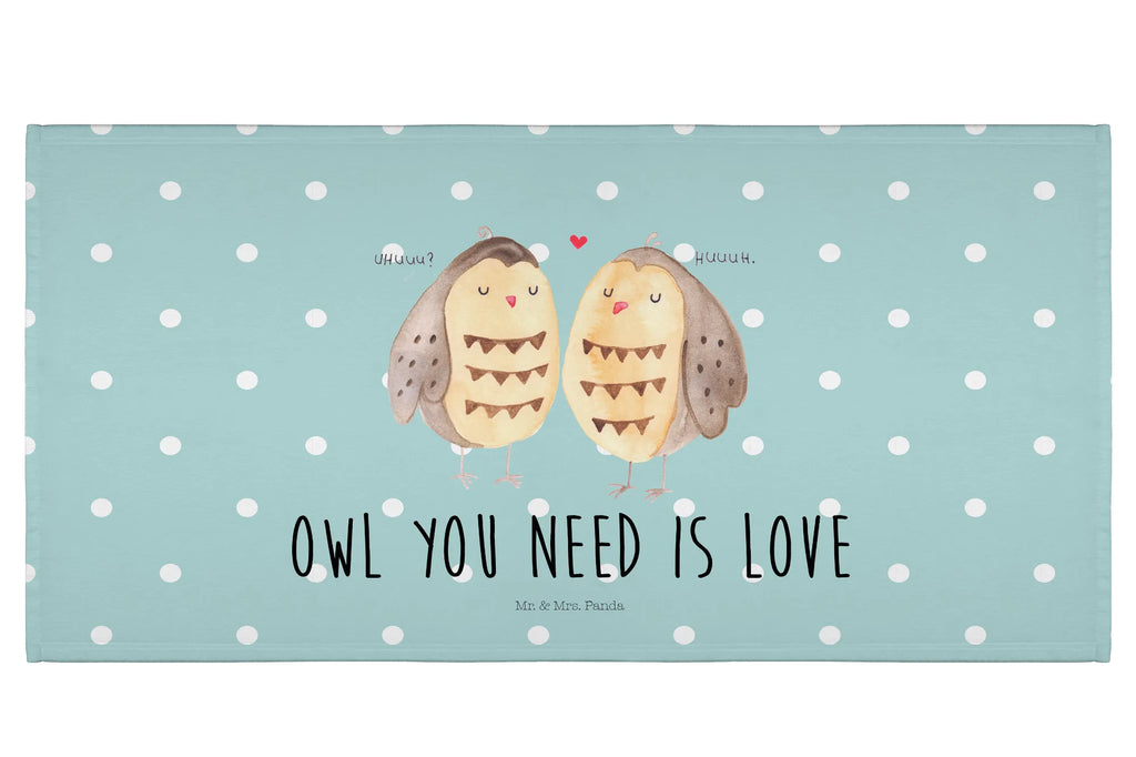 Handtuch Eulen Liebe Handtuch, Badehandtuch, Badezimmer, Handtücher, groß, Kinder, Baby, Eule, Eule Deko, Liebe, Hochzeit Spruch, Owl, All you need is love, Liebe Spruch, Freundin Geschenk, Freund, Wortspiel lustig