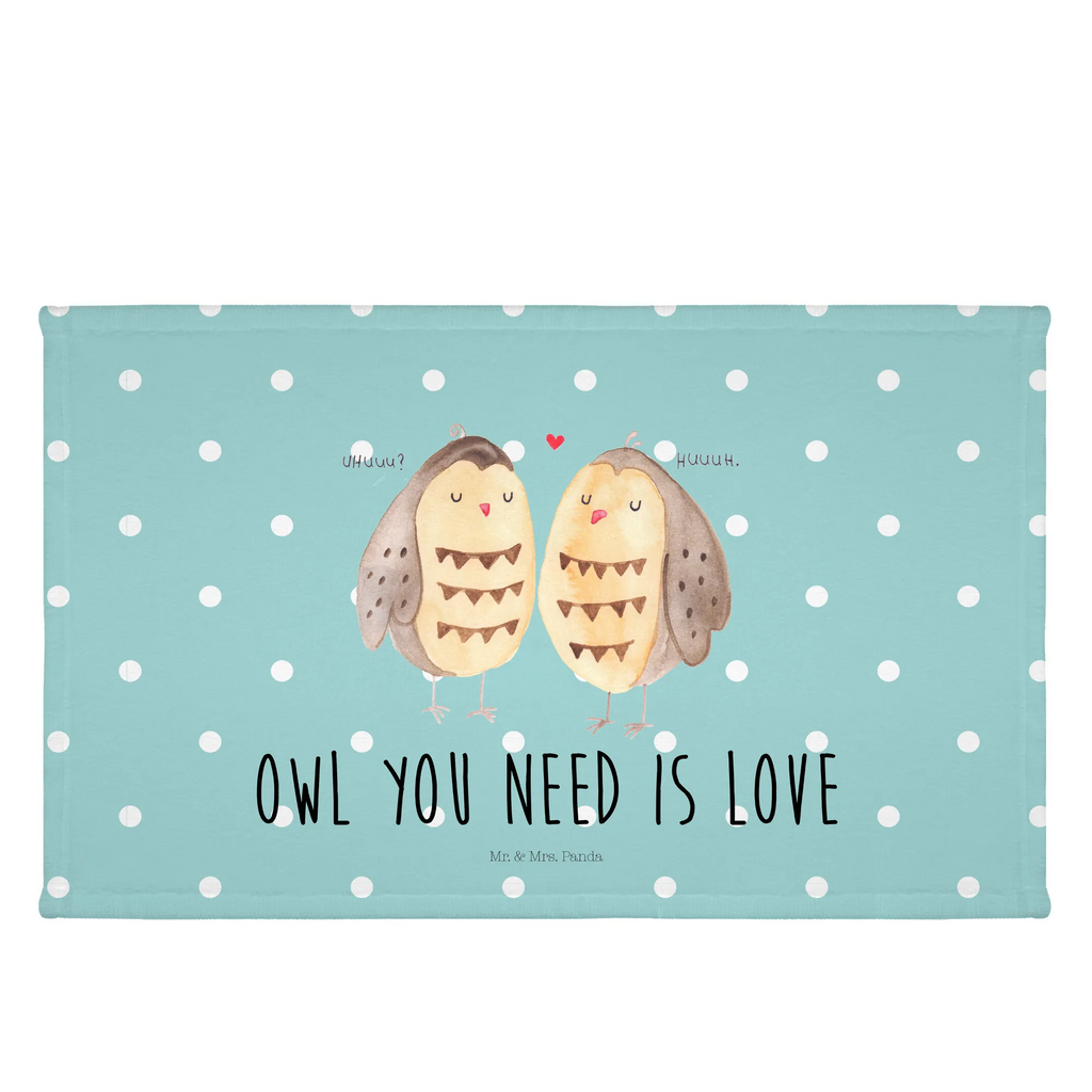 Handtuch Eulen Liebe Handtuch, Badehandtuch, Badezimmer, Handtücher, groß, Kinder, Baby, Eule, Eule Deko, Liebe, Hochzeit Spruch, Owl, All you need is love, Liebe Spruch, Freundin Geschenk, Freund, Wortspiel lustig