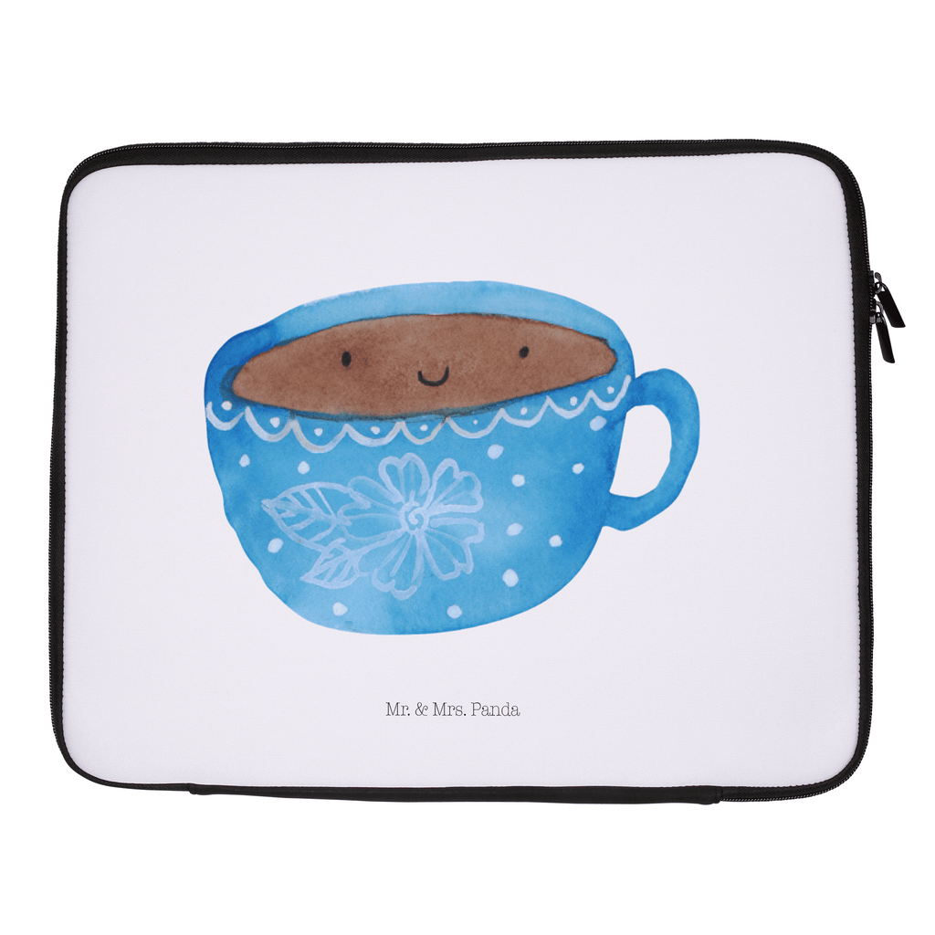 Notebook Tasche Kaffee Tasse Notebook Tasche, Laptop, Computertasche, Tasche, Notebook-Tasche, Notebook-Reisehülle, Notebook Schutz, Tiermotive, Gute Laune, lustige Sprüche, Tiere, Kaffee, Tasse, Liebe, Geschmack, Genuss, Glücklich