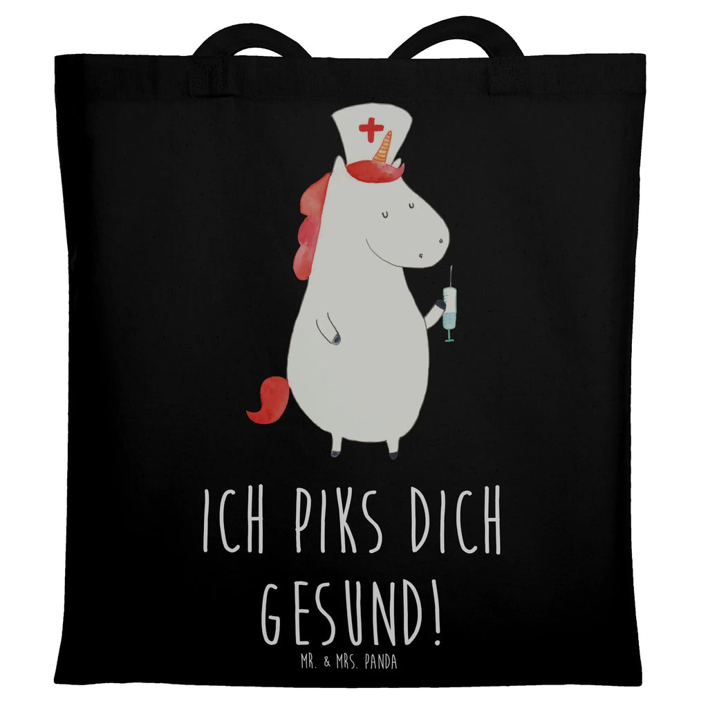 Tragetasche Einhorn Krankenschwester Beuteltasche, Beutel, Einkaufstasche, Jutebeutel, Stoffbeutel, Tasche, Shopper, Umhängetasche, Strandtasche, Schultertasche, Stofftasche, Tragetasche, Badetasche, Jutetasche, Einkaufstüte, Laptoptasche, Einhorn, Einhörner, Einhorn Deko, Pegasus, Unicorn, Krankenschwester Geschenk, Krankenpfleger Geschenk, Krankenpflegerin, Krankenschwester Dankeschön, Krankenhaus, Ärztin Geschenk