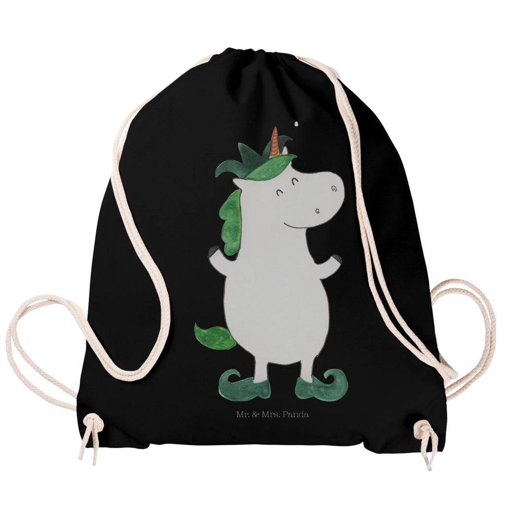 Sportbeutel Einhorn Joker Sportbeutel, Turnbeutel, Beutel, Sporttasche, Tasche, Stoffbeutel, Sportbeutel Kinder, Gymsack, Beutel Rucksack, Kleine Sporttasche, Sportzubehör, Turnbeutel Baumwolle, Einhorn, Einhörner, Einhorn Deko, Pegasus, Unicorn, Hofnarr, Kasper, Gaukler, Mittelalter