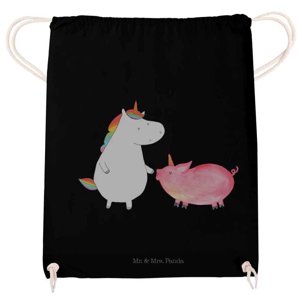 Sportbeutel Einhorn Schwein Sportbeutel, Turnbeutel, Beutel, Sporttasche, Tasche, Stoffbeutel, Sportbeutel Kinder, Gymsack, Beutel Rucksack, Kleine Sporttasche, Sportzubehör, Turnbeutel Baumwolle, Einhorn, Einhörner, Einhorn Deko, Unicorn, Freundschaft, Schweinhorn, Schwein, Freundin, Schweinchen