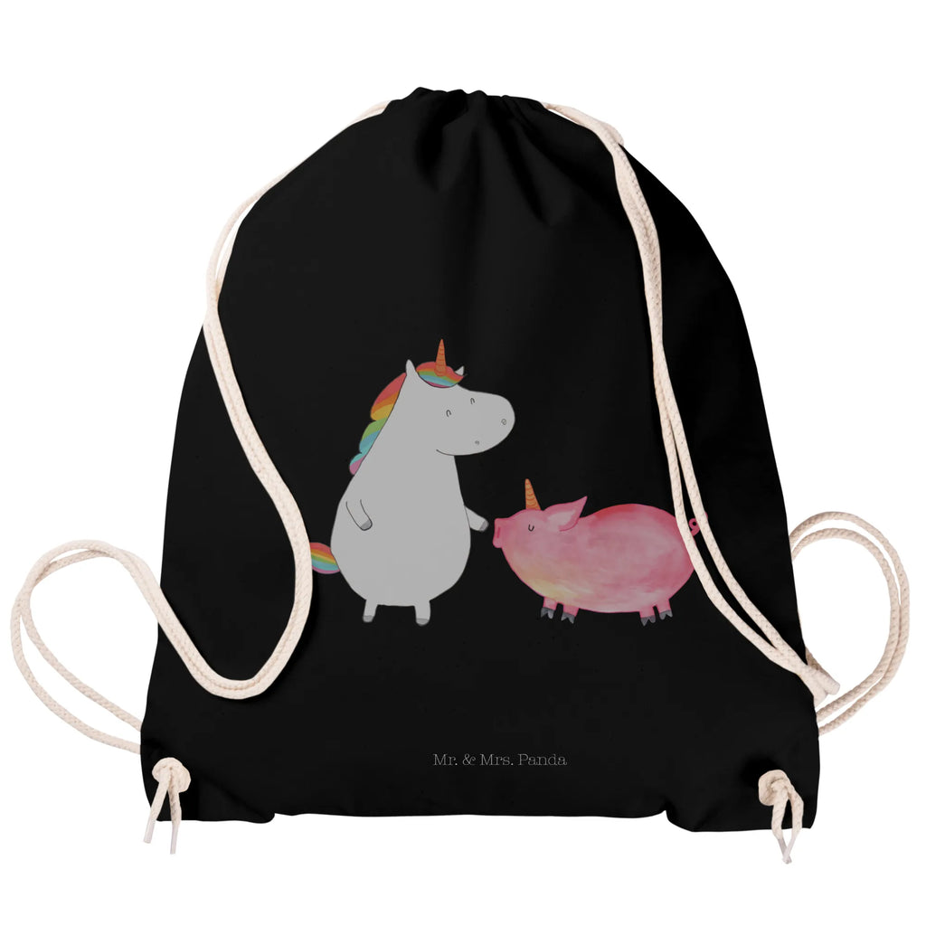 Sportbeutel Einhorn Schwein Sportbeutel, Turnbeutel, Beutel, Sporttasche, Tasche, Stoffbeutel, Sportbeutel Kinder, Gymsack, Beutel Rucksack, Kleine Sporttasche, Sportzubehör, Turnbeutel Baumwolle, Einhorn, Einhörner, Einhorn Deko, Unicorn, Freundschaft, Schweinhorn, Schwein, Freundin, Schweinchen