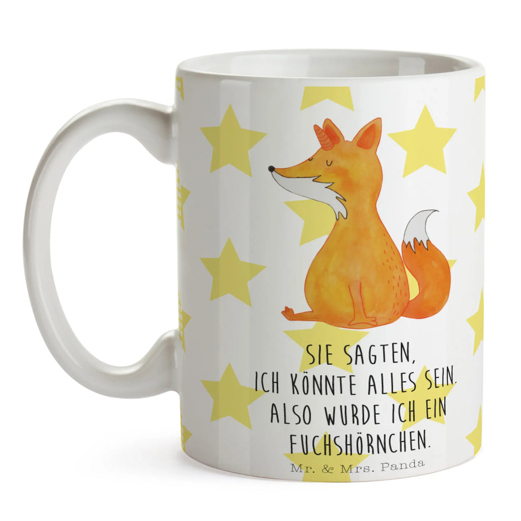 Tasse Fuchshörnchen Tasse, Kaffeetasse, Teetasse, Becher, Kaffeebecher, Teebecher, Keramiktasse, Porzellantasse, Büro Tasse, Geschenk Tasse, Tasse Sprüche, Tasse Motive, Kaffeetassen, Tasse bedrucken, Designer Tasse, Cappuccino Tassen, Schöne Teetassen, Einhorn, Einhörner, Einhorn Deko, Unicorn, Fuchs, Unicorns, Fuchshörnchen, Fuchshorn, Foxycorn, Füchse