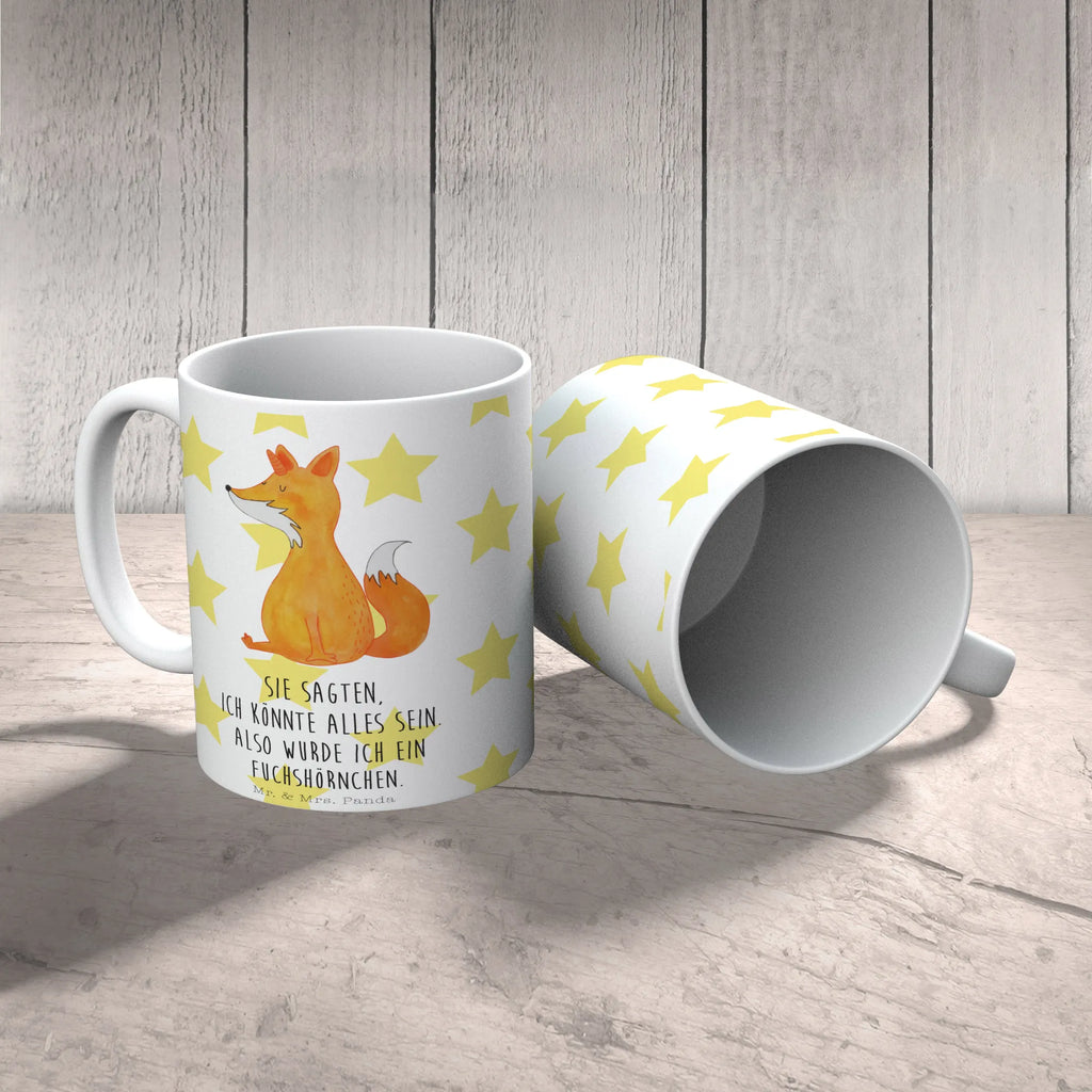 Tasse Fuchshörnchen Tasse, Kaffeetasse, Teetasse, Becher, Kaffeebecher, Teebecher, Keramiktasse, Porzellantasse, Büro Tasse, Geschenk Tasse, Tasse Sprüche, Tasse Motive, Kaffeetassen, Tasse bedrucken, Designer Tasse, Cappuccino Tassen, Schöne Teetassen, Einhorn, Einhörner, Einhorn Deko, Unicorn, Fuchs, Unicorns, Fuchshörnchen, Fuchshorn, Foxycorn, Füchse