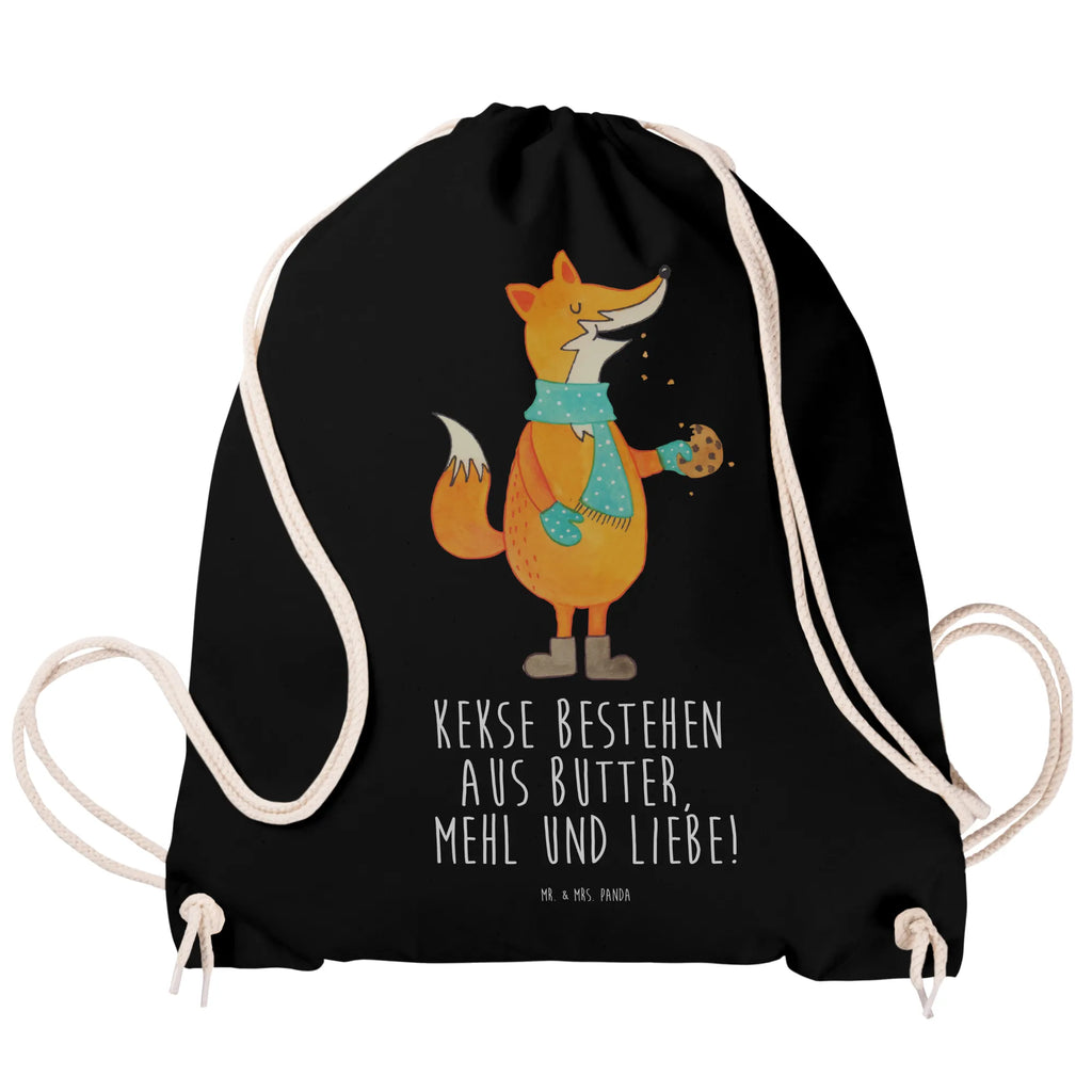 Sportbeutel Fuchs Keks Sportbeutel, Turnbeutel, Beutel, Sporttasche, Tasche, Stoffbeutel, Sportbeutel Kinder, Gymsack, Beutel Rucksack, Kleine Sporttasche, Sportzubehör, Turnbeutel Baumwolle, Fuchs, Füchse, Backen Spruch, Kekse, Winter, Weihnachtszeit, Plätzchen, Liebe, Küche Deko