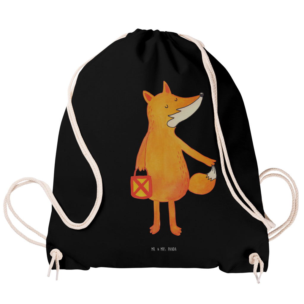 Sportbeutel Fuchs Laterne Sportbeutel, Turnbeutel, Beutel, Sporttasche, Tasche, Stoffbeutel, Sportbeutel Kinder, Gymsack, Beutel Rucksack, Kleine Sporttasche, Sportzubehör, Turnbeutel Baumwolle, Fuchs, Füchse, Spruch trösten, Liebeskummer Spruch, Laterne, Sankt Martin, Laternenumzug, Aufmuntern, Cäsar Otto Hugo Flaischlen