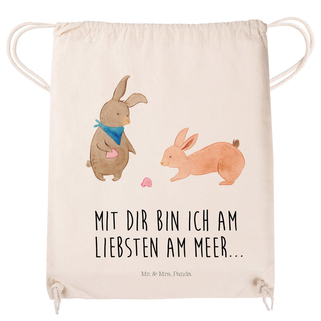 Sportbeutel Hasen Muschel Sportbeutel, Turnbeutel, Beutel, Sporttasche, Tasche, Stoffbeutel, Sportbeutel Kinder, Gymsack, Beutel Rucksack, Kleine Sporttasche, Sportzubehör, Turnbeutel Baumwolle, Familie, Vatertag, Muttertag, Bruder, Schwester, Mama, Papa, Oma, Opa, Hasen, beste Freundin, Freundin, Freundinnen, best friends, BFF, Muscheln sammeln, Muscheln, Meer