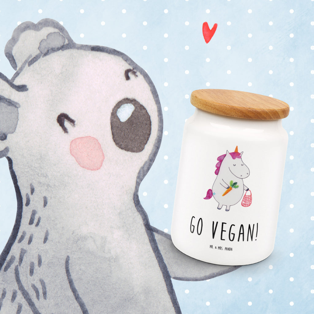 Vorratsdose Einhorn Vegan Vorratsdose, Keksdose, Keramikdose, Leckerlidose, Dose, Vorratsbehälter, Aufbewahrungsdose, Einhorn, Einhörner, Einhorn Deko, Pegasus, Unicorn, vegan, Gesund leben, Vegetariar, Rohkost, Gesund essen, Veganismus, Veganer