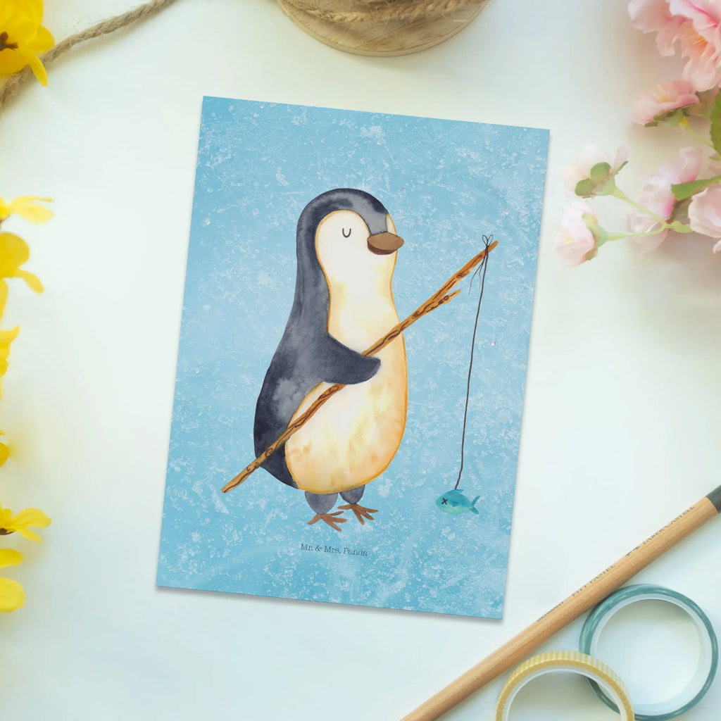 Postkarte Pinguin Angler Postkarte, Karte, Geschenkkarte, Grußkarte, Einladung, Ansichtskarte, Geburtstagskarte, Einladungskarte, Dankeskarte, Ansichtskarten, Einladung Geburtstag, Einladungskarten Geburtstag, Pinguin, Pinguine, Angeln, Angler, Tagträume, Hobby, Plan, Planer, Tagesplan, Neustart, Motivation, Geschenk, Freundinnen, Geschenkidee, Urlaub, Wochenende