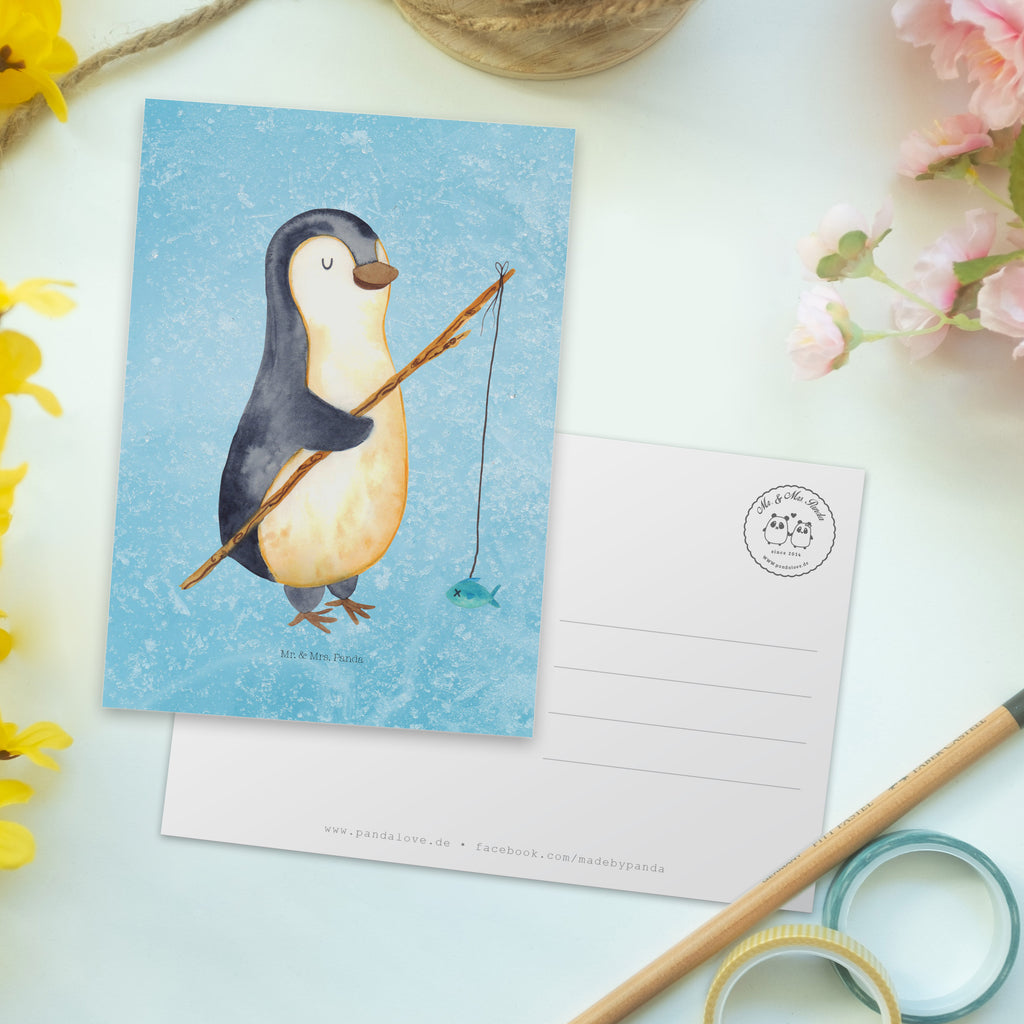 Postkarte Pinguin Angler Postkarte, Karte, Geschenkkarte, Grußkarte, Einladung, Ansichtskarte, Geburtstagskarte, Einladungskarte, Dankeskarte, Ansichtskarten, Einladung Geburtstag, Einladungskarten Geburtstag, Pinguin, Pinguine, Angeln, Angler, Tagträume, Hobby, Plan, Planer, Tagesplan, Neustart, Motivation, Geschenk, Freundinnen, Geschenkidee, Urlaub, Wochenende