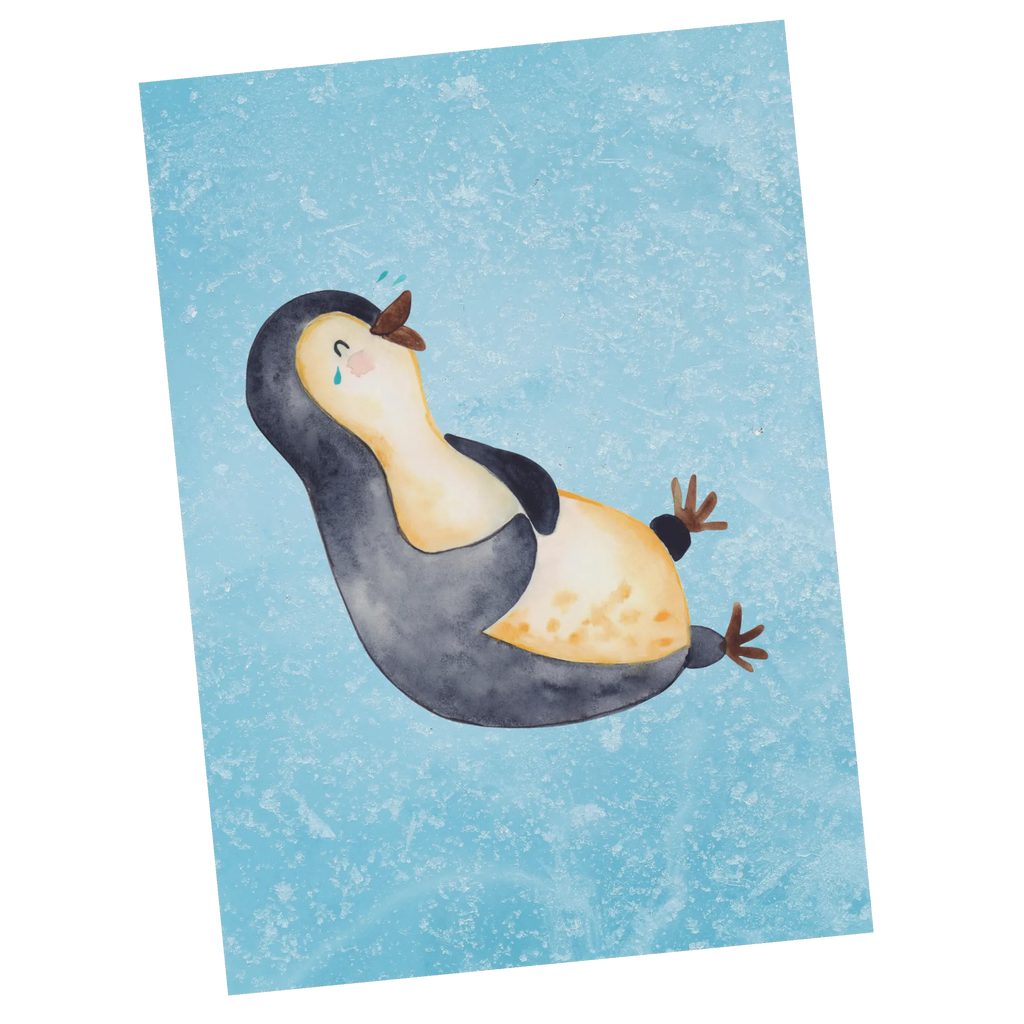 Postkarte Pinguin Lachen Postkarte, Karte, Geschenkkarte, Grußkarte, Einladung, Ansichtskarte, Geburtstagskarte, Einladungskarte, Dankeskarte, Ansichtskarten, Einladung Geburtstag, Einladungskarten Geburtstag, Pinguin, Pinguine, lustiger Spruch, Optimismus, Fröhlich, Lachen, Humor, Fröhlichkeit