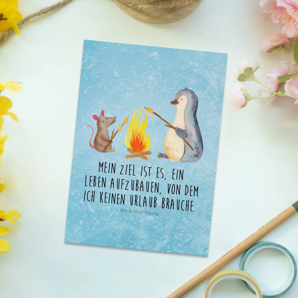 Postkarte Pinguin Lagerfeuer Postkarte, Karte, Geschenkkarte, Grußkarte, Einladung, Ansichtskarte, Geburtstagskarte, Einladungskarte, Dankeskarte, Ansichtskarten, Einladung Geburtstag, Einladungskarten Geburtstag, Pinguin, Maus, Pinguine, Lagerfeuer, Leben, Arbeit, Job, Motivation, Büro, Büroalltag, Lebensspruch, Lebensmotivation, Neustart, Liebe, grillen, Feuer, Marshmallows