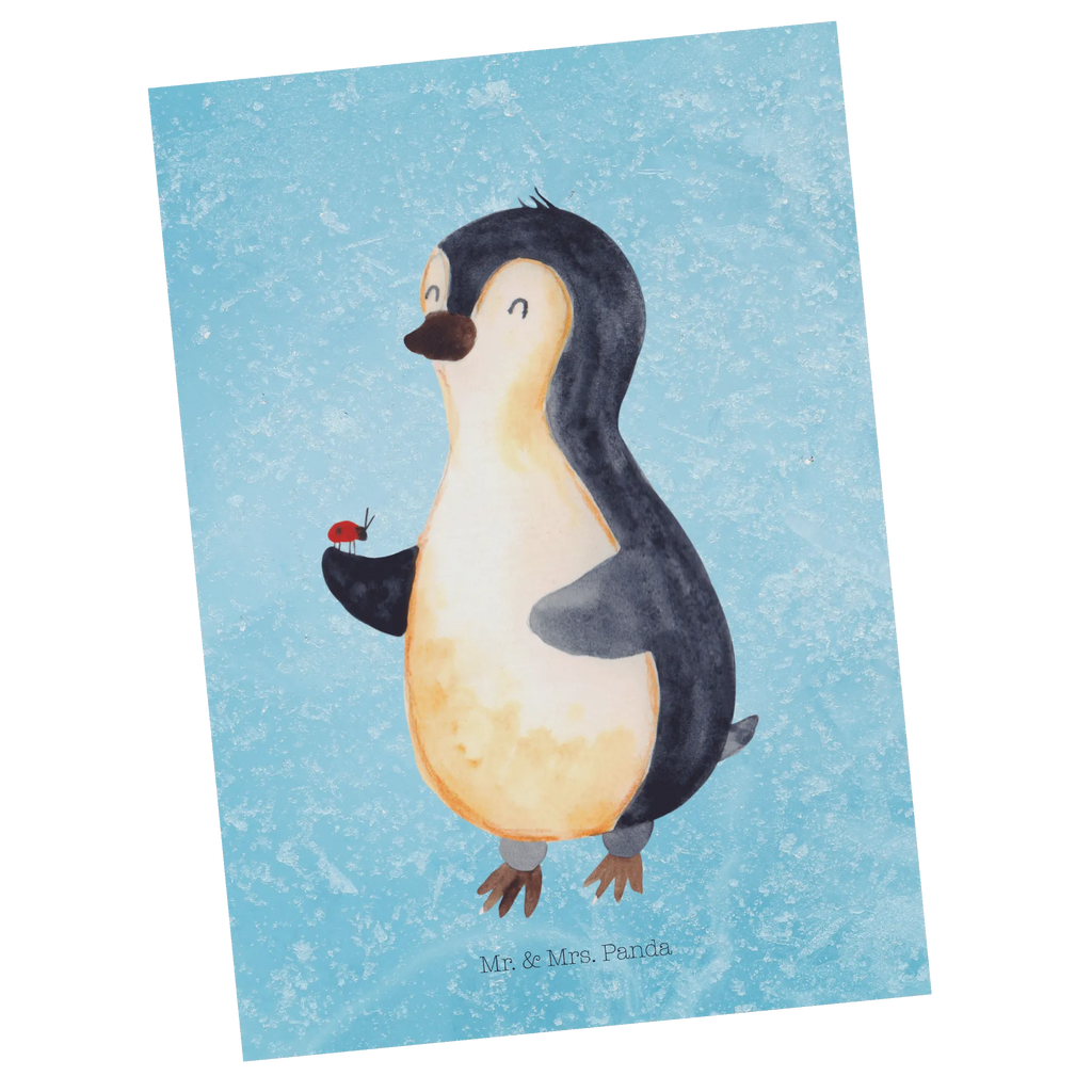 Postkarte Pinguin Marienkäfer Postkarte, Karte, Geschenkkarte, Grußkarte, Einladung, Ansichtskarte, Geburtstagskarte, Einladungskarte, Dankeskarte, Ansichtskarten, Einladung Geburtstag, Einladungskarten Geburtstag, Pinguin, Pinguine, Marienkäfer, Liebe, Wunder, Glück, Freude, Lebensfreude