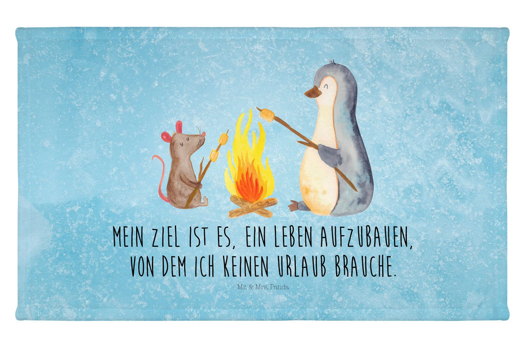 Handtuch Pinguin Lagerfeuer Gästetuch, Reisehandtuch, Sport Handtuch, Frottier, Kinder Handtuch, Pinguin, Maus, Pinguine, Lagerfeuer, Leben, Arbeit, Job, Motivation, Büro, Büroalltag, Lebensspruch, Lebensmotivation, Neustart, Liebe, grillen, Feuer, Marshmallows