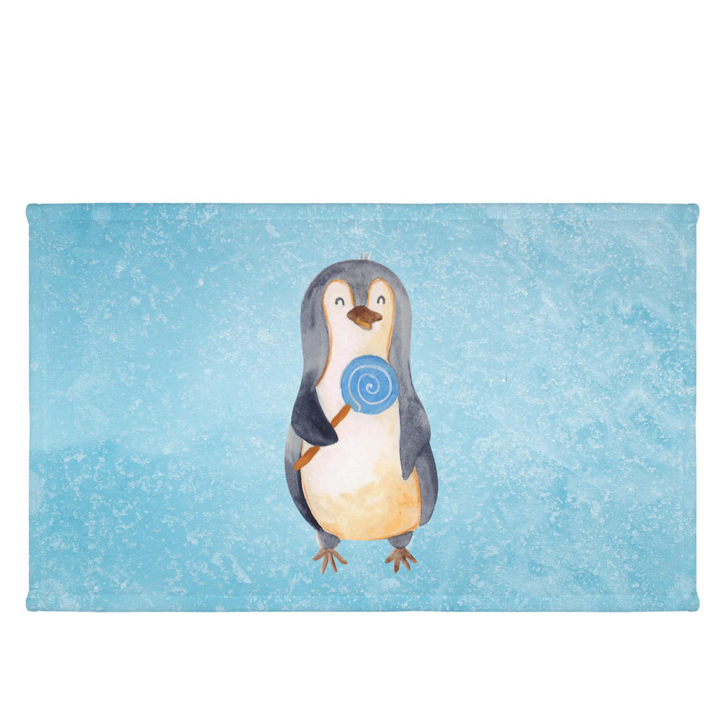 Handtuch Pinguin Lolli Handtuch, Badehandtuch, Badezimmer, Handtücher, groß, Kinder, Baby, Pinguin, Pinguine, Lolli, Süßigkeiten, Blödsinn, Spruch, Rebell, Gauner, Ganove, Rabauke